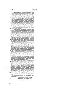 Federal Crackle Glass Production Patent 1739825-6