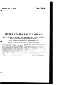 Federal Raindrops Tumbler Design Patent D 78014-2