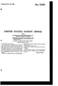 Federal Pineapple Dish Design Patent D123056-2
