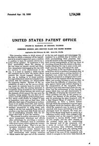 Hazel-Atlas Kar-Lac Mixer Tumbler Patent 1754560-2