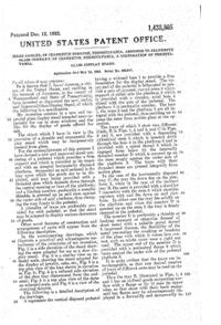 Jeannette Display Stand Patent 1438805-3