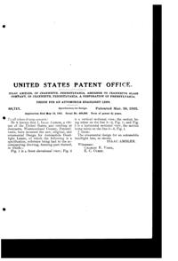 Jeannette Lens Design Patent D 60717-2