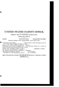 Westmoreland Telephone Candy Container Design Patent D 43173-2