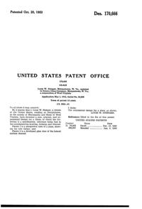 Seneca #1980 Driftwood Casual Tumbler Design Patent D170666-2