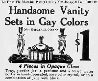 New Martinsville Vanity Set Advertisement