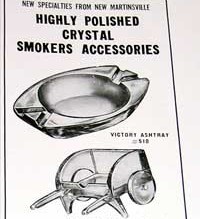 New Martinsville Ash Trays Ad