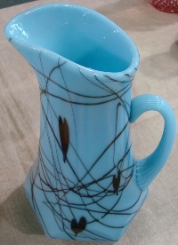 Fenton #8964 Hanging Hearts Tankard Pitcher