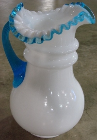 Fenton Aqua Crest Pitcher