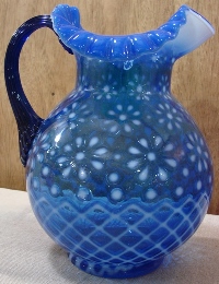 L.G. Wright Christmas Snowflake Pitcher