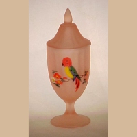 Tiffin #15179 Candy w/ Parrot Decoration