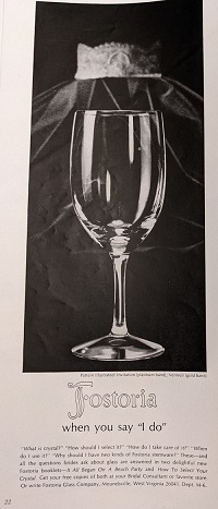 Fostoria Invitation/Vermeil Ad