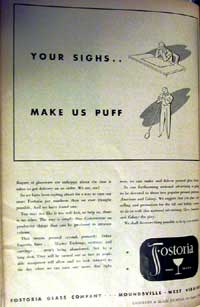 Fostoria Glass Ad