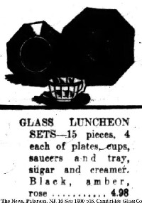 Cambridge 15-Piece Luncheon Set Advertisement