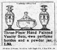 Cambridge 3-Piece Hand Painted Vanity Set Advertisement