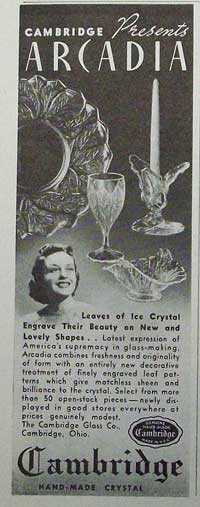 Cambridge Arcadia Advertisement