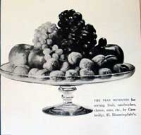 Cambridge Footed Plate Advertisement