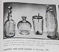 Cambridge Barware Advertisement