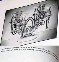 Cambridge Epergne Advertisement
