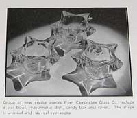 Cambridge Star Dishes Advertisement
