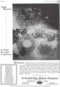 Cambridge Apple Blossom Advertisement