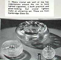 Cambridge Ashtrays Advertisement