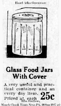 Hazel-Atlas Food Jar Advertisement