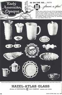 Hazel-Atlas Chain Store Ad July 1958