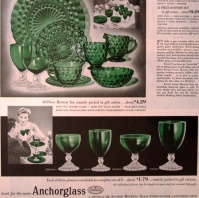 Anchor Hocking Forest Green Advertisement
