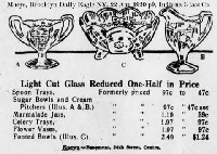 Indiana Light Cut Glass Advertisement