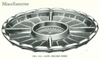 Indiana # 232 Relish Catalog Page