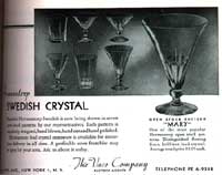 Hovmantorp Swedish Crystal Mary Cut