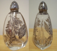 Unknown Shaker w/ Silver City Flanders Decoration