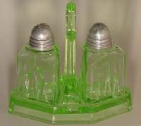 Unknown Icicle Salt & Pepper with Tray