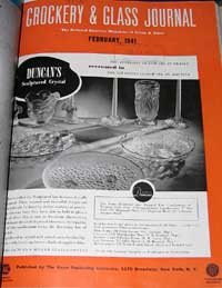 Duncan & Miller Sculptured Crystal Ad