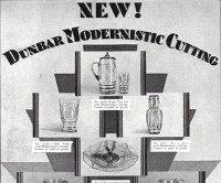 Dunbar Ad in Pottery, Glass & Brass Salesman, Dec. 27, 1928