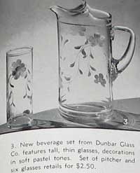 Dunbar Pitcher Pastel Flowers