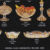 Imperial 1969 Catalog of Fired Gold on Crystal