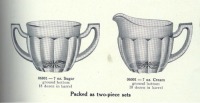 Imperial # 600 Colonial Cream & Sugar in Catalog