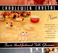 Imperial Candlewick Advertisement