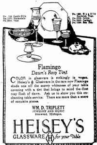 Heisey Flamingo Ad