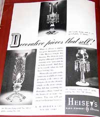 Heisey Candle Holders
