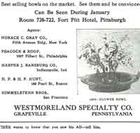 Westmoreland Glass Advertisement