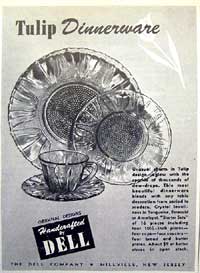 Dell Tulip Dinnerware Ad