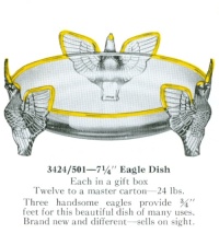 Jeannette # 3424/501 Eagle Dish