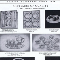 Jeannette Gold Decorated Giftware