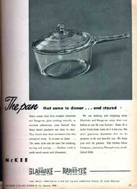 McKee Glass Co. Glasbake and Range-Tec Ad