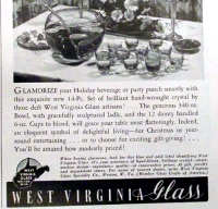 West Virginia Glass Advertisement