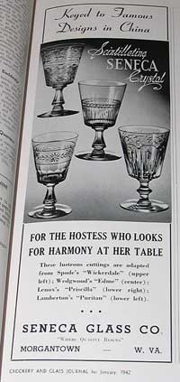Seneca China Pattern Matched Assortment Ad
