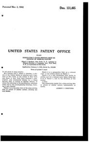 Pitman-Dreitzer Covered Serving Dish Design Patent D131465-3