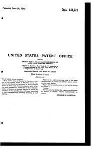 Pitman-Dreitzer Jewel 3-Lite Candleholder Design Patent D141721-2